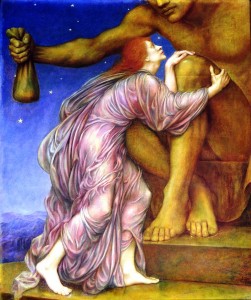 Anbetung des Mammon (Gemälde von Evelyn De Morgan)