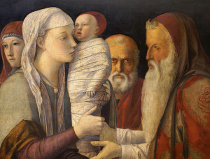 Giovanni Bellini, Darstellung Jesu im Tempel (Ausschnitt), um 1460, Venedig 