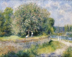 Auguste Renoir: Blühender Kastanienbaum, 1881 
